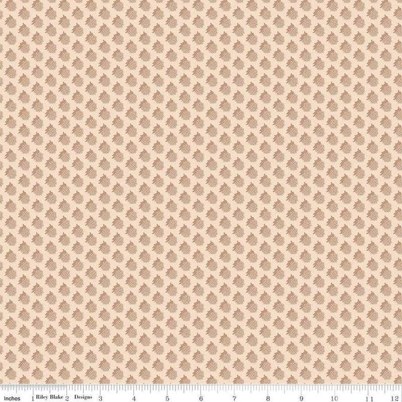 SALE Emma C16533 Dr. Hughes - Riley Blake Designs - Plant Nature Leaf Leaves - Quilting Cotton Fabric - Official Licensed Product