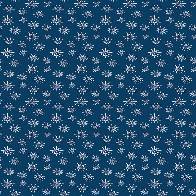 Seasonal Basics Denim Fireworks Yardage by Christopher Thompson for Riley Blake Designs