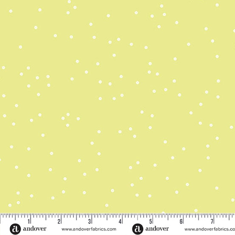 Sequin Quilt Fabric - Sequin Dot in Lemon - A-1371-V2