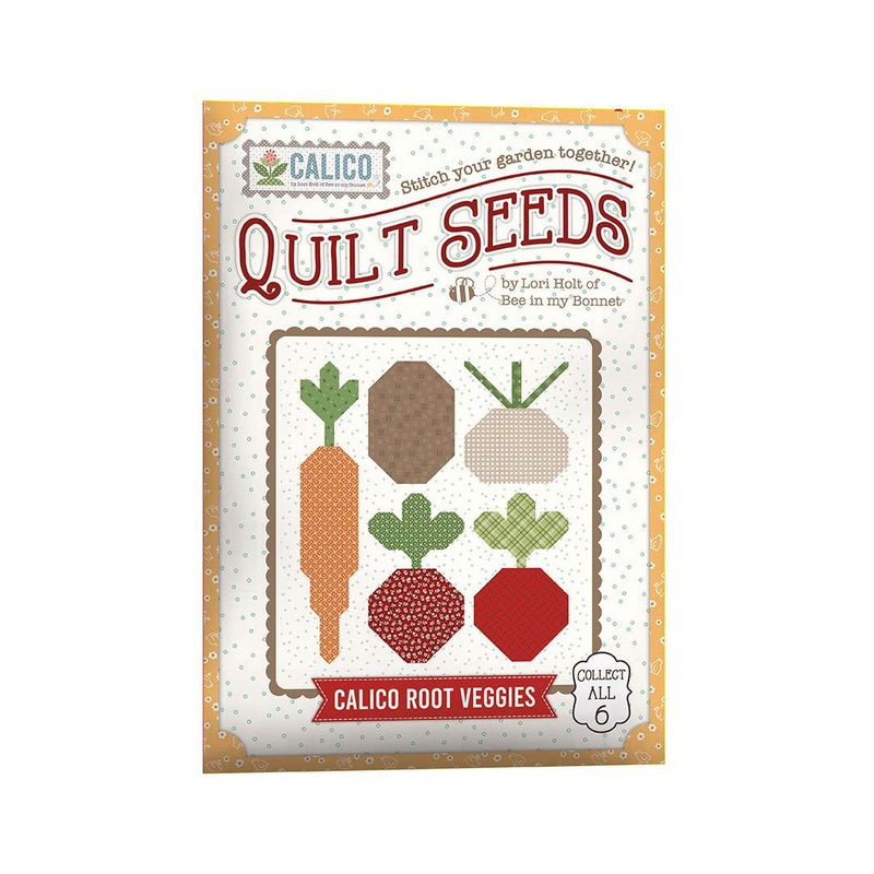 Calico Root Veggies Quilt Seeds Pattern by Lori Holt of Bee in my Bonnet