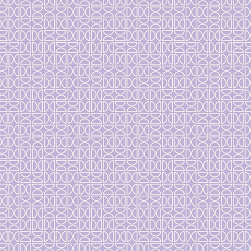 Tangerine Quilt Fabric - Zesty Wedges Dew in Lavender Purple - TAN69909