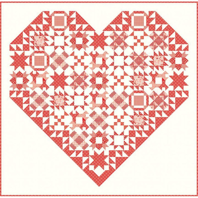 DEAL Endless Love Boxed Quilt Kit KT-15400 - Sandy Gervais - Riley Blake Designs - Pattern Fabric- Quilting Cotton Fabric