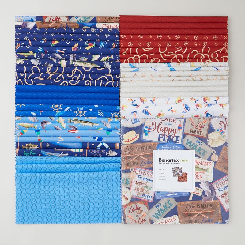 Sail Away Favorites 10" Squares