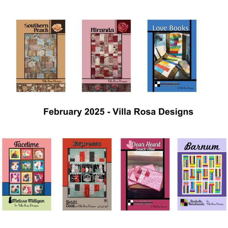 February 2025 New Villa Rosa Pattern Bundle *Digital Download