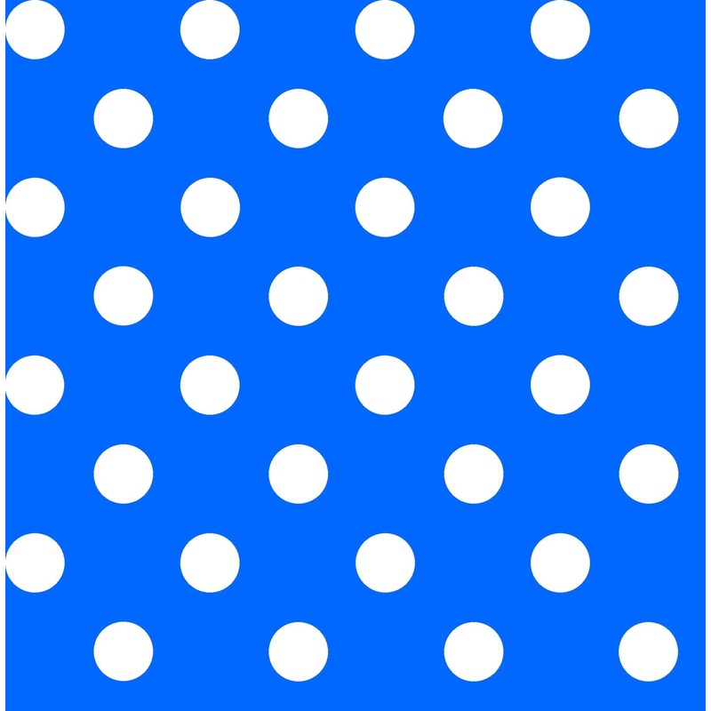 SALE Dots and Stripes and More Brights Medium Dot 28893 B Blue - QT Fabrics - Polka Dots Dotted - Quilting Cotton Fabric
