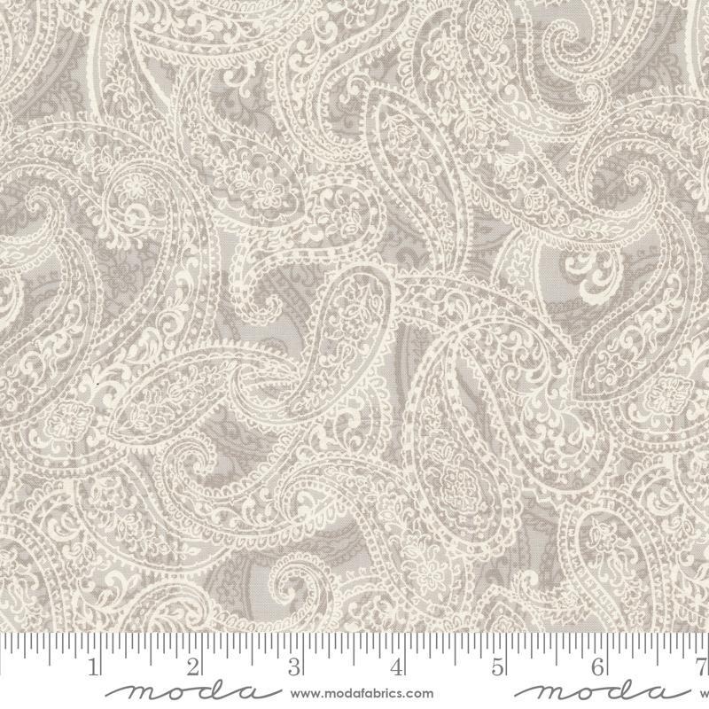 SALE Sandalwood Adeline 44383 Moonbeam - Moda Fabrics - Paisley Abstract - Quilting Cotton Fabric