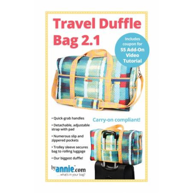 Travel Duffle Bag 2.1 Pattern # PBA203-21 from ByAnnie