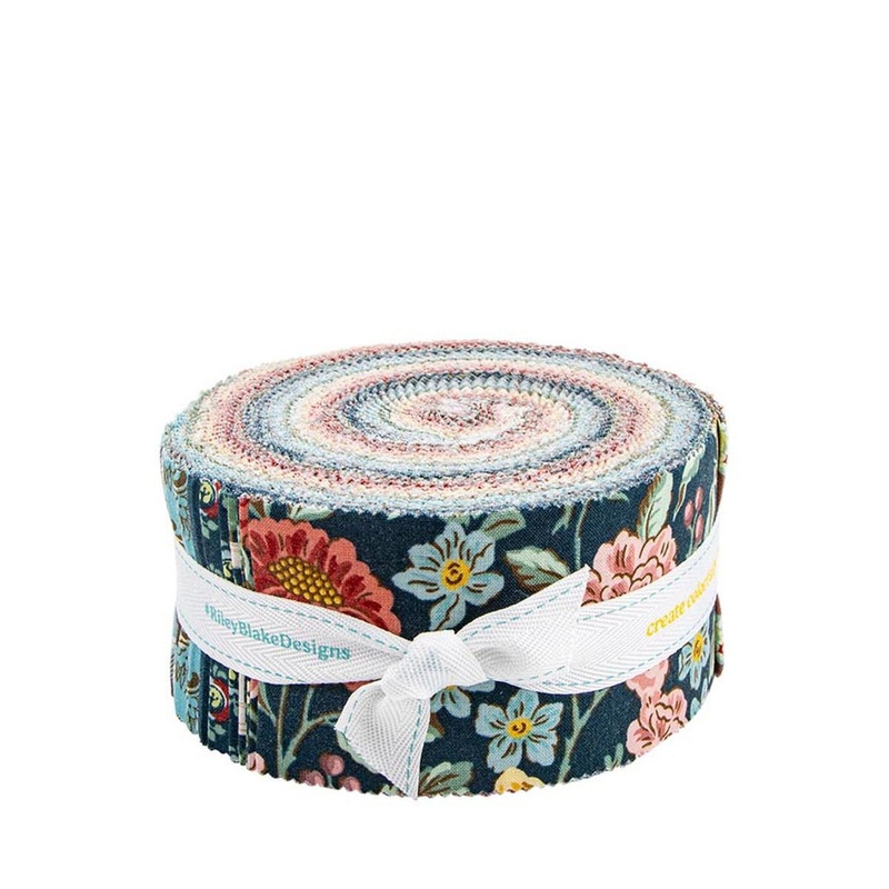 SALE Emma 2.5 Inch Rolie Polie Jelly Roll 40-Piece - Riley Blake - Precut Bundle - Jane Austen - Cotton Fabric - Licensed Product