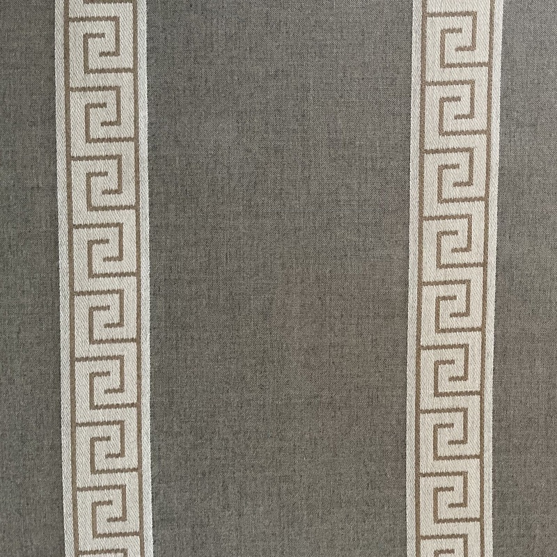 Sunbrella Titan Smoke Greek Key Indoor/Outdoor Fabric