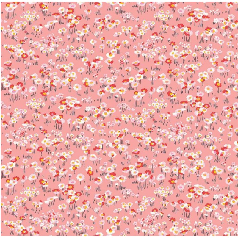 Liberty Garden Party Picnic Trifle Darling Daisies C SKU# 01667330C from Riley Blake Sold by the Half Yard