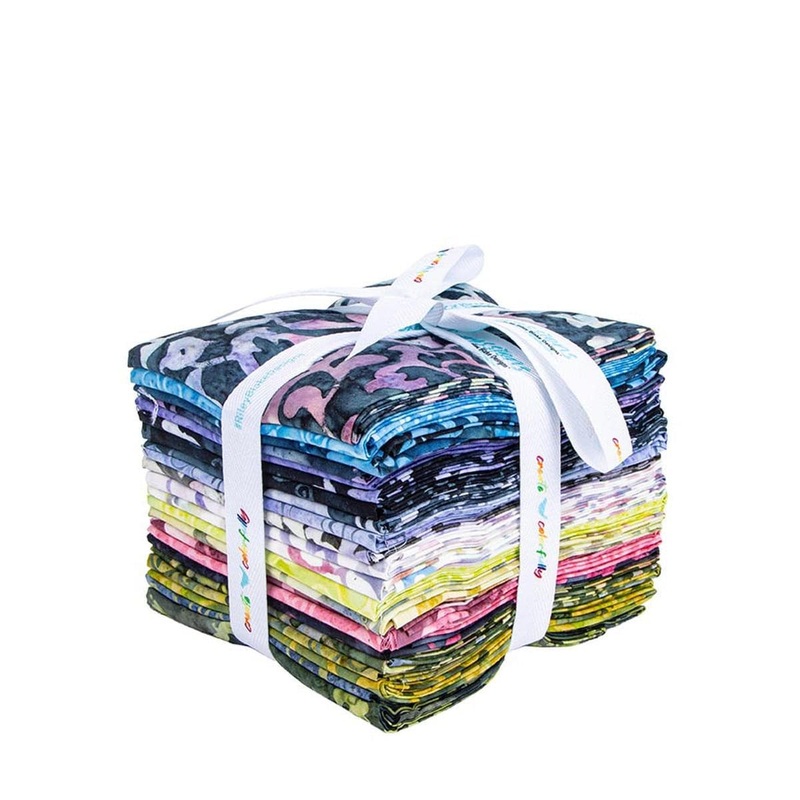 SALE Expressions Batiks Radiant Flourish Fat Quarter Bundle 22-Piece FQ-23385 - Riley Blake Designs - Precut - Quilting Cotton
