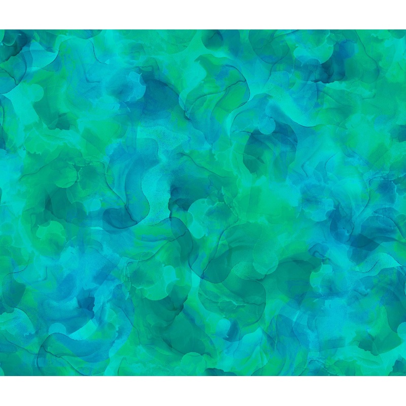 Aura Watercolor Blender 30198 Jade - QT Fabrics - Quilting Cotton Fabric