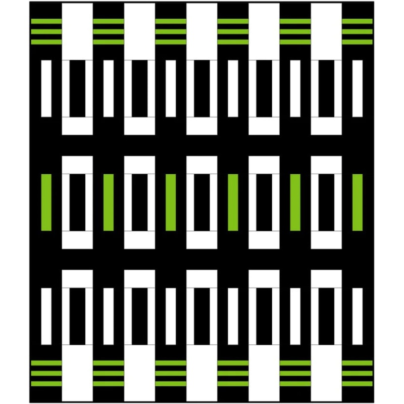 Robot Socks Quilt Pattern by Jenn George Burt - RS