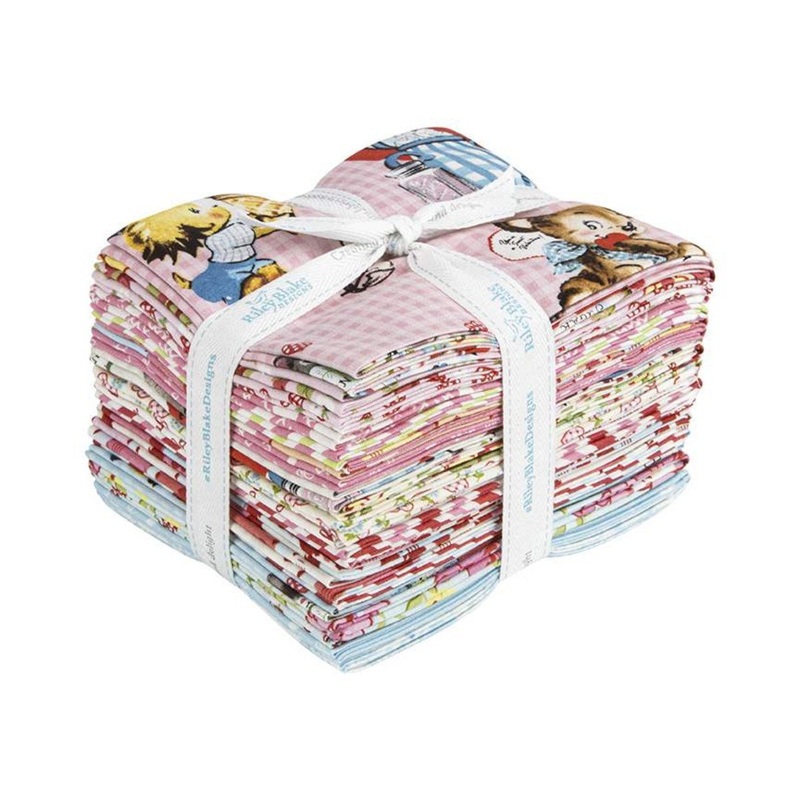 SALE Sugar & Spice Fat Quarter Bundle - 21-Piece - Riley Blake Designs - Precut - Valentine's Day - Quilting Cotton Fabric