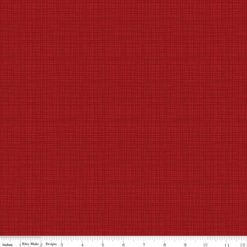 Texture Barn Red Tone-on-Tone Blender Fabric - Riley Blake Quilting Cotton Fabric