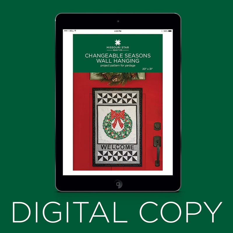 Digital Download - Changeable Seasons Wall Hanging Pattern by Missouri Star