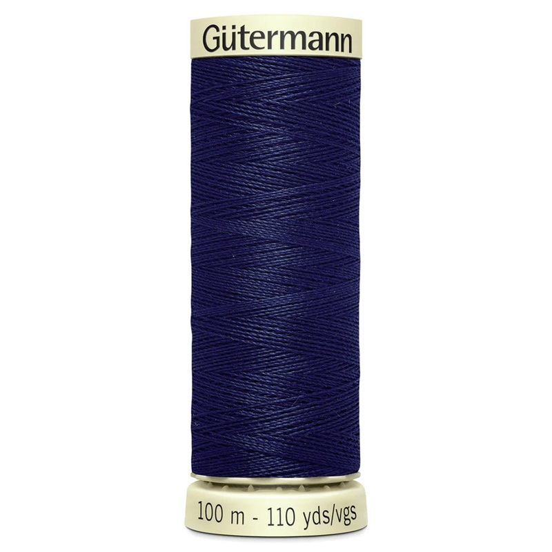 Gutermann Sew All Polyester Sewing Thread - 100m/110 yards - 310 - Navy