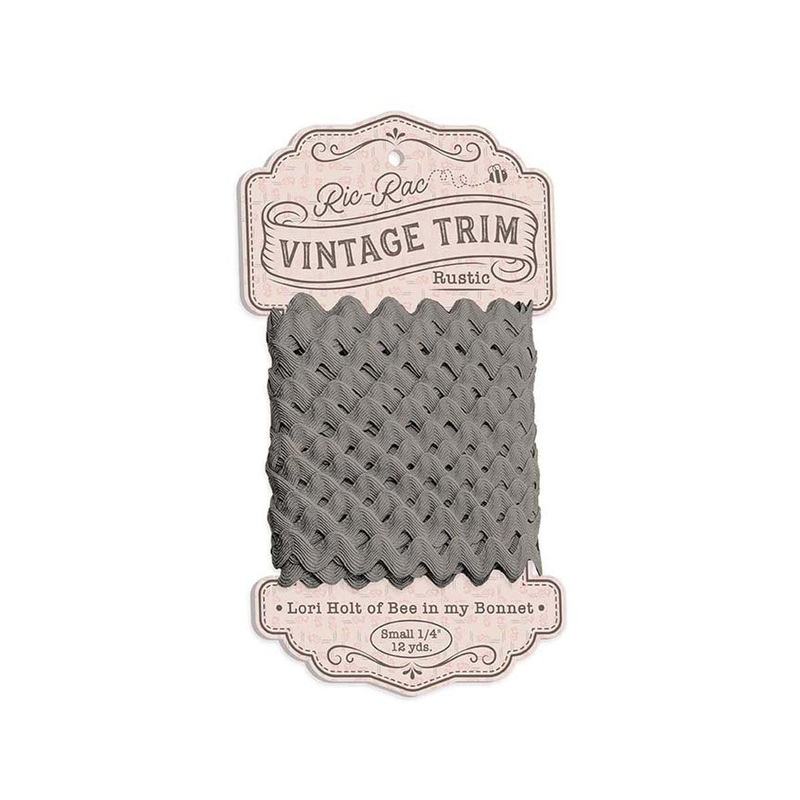 SALE Lori Holt Vintage Trim Small STVT-46835 Rustic - Riley Blake Designs - 12 Yards of 1/4" Polyester Trim