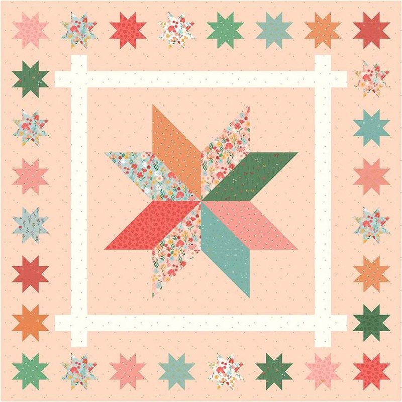 SALE Primrose Star Quilt PATTERN P156 by Amanda Niederhauser - Riley Blake - INSTRUCTIONS Only - 10" Stacker Friendly Pieced