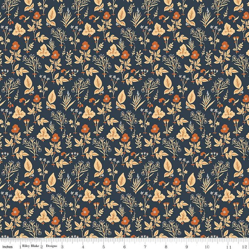SALE The Old Garden Emily C14232 Florentine - Riley Blake Designs - Floral Flowers - Quilting Cotton Fabric