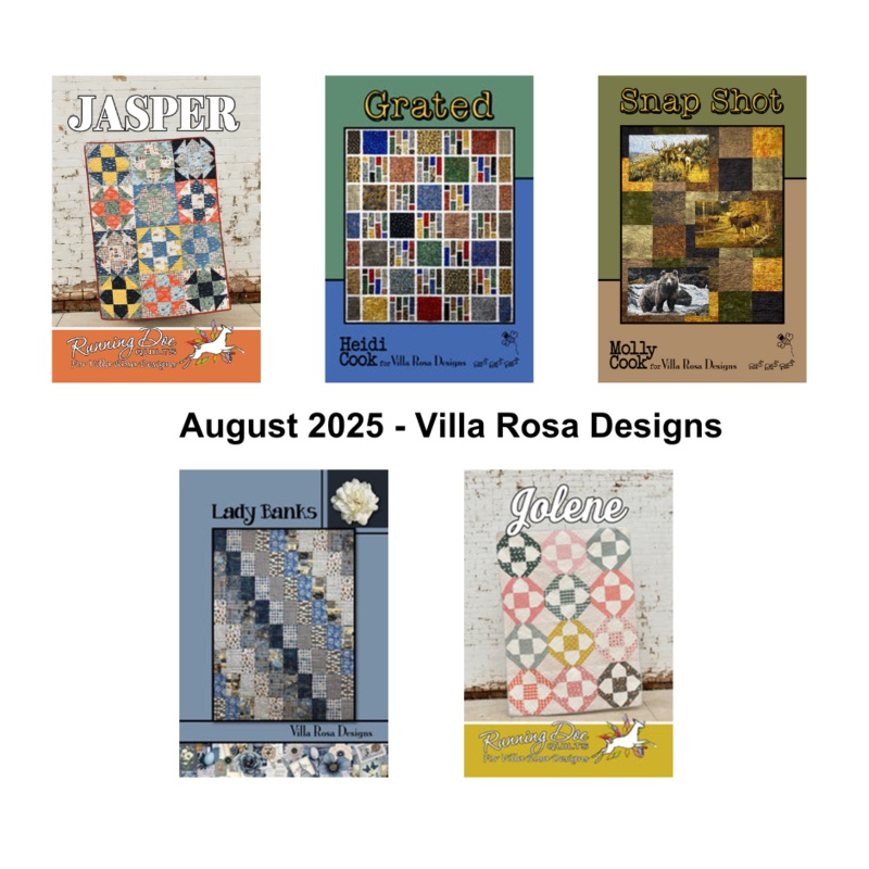 August 2025 Villa Rosa Pattern Bundle *Digital Download*