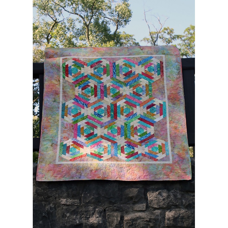 Hexie Confetti by Jean Ann Wright X