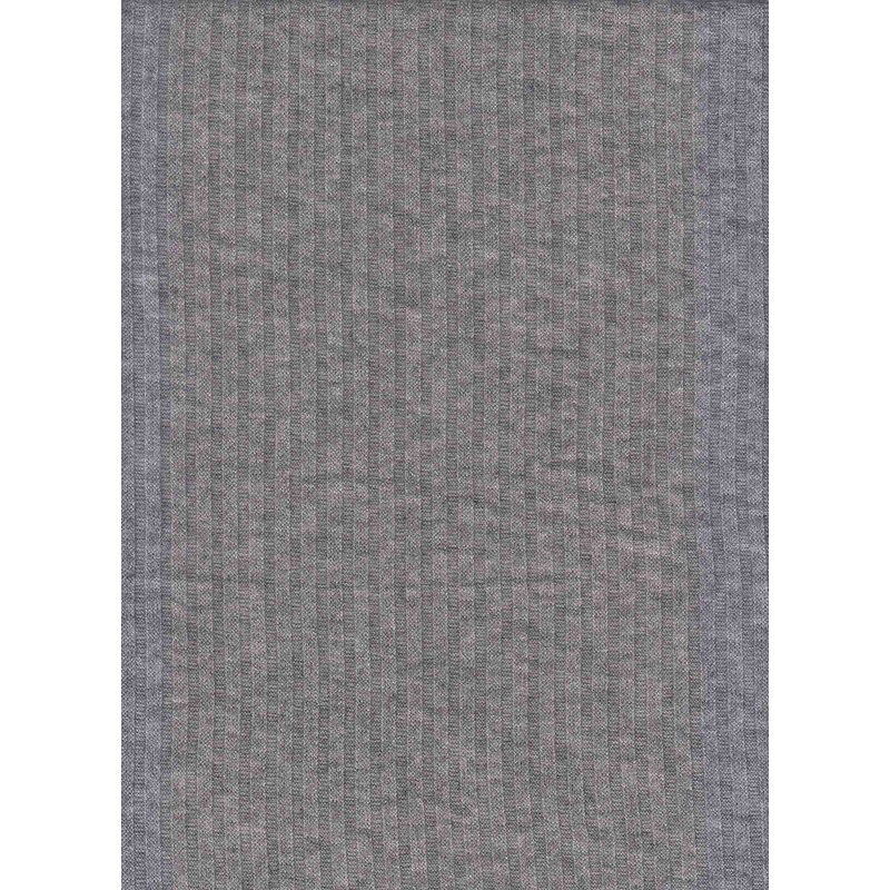 Rib Solid Stretch Knit Fabric - KNT4134 HT.GREY