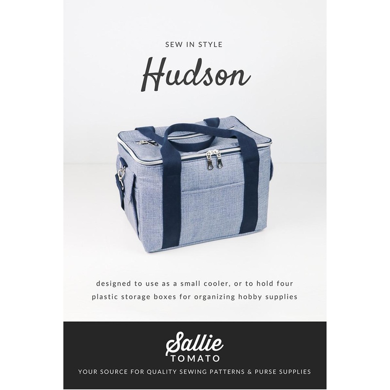SALE Hudson Bag PATTERN P210 - Sallie Tomato - Riley Blake Designs - INSTRUCTIONS Only - Storage Box - Intermediate - Requires Hardware Kit