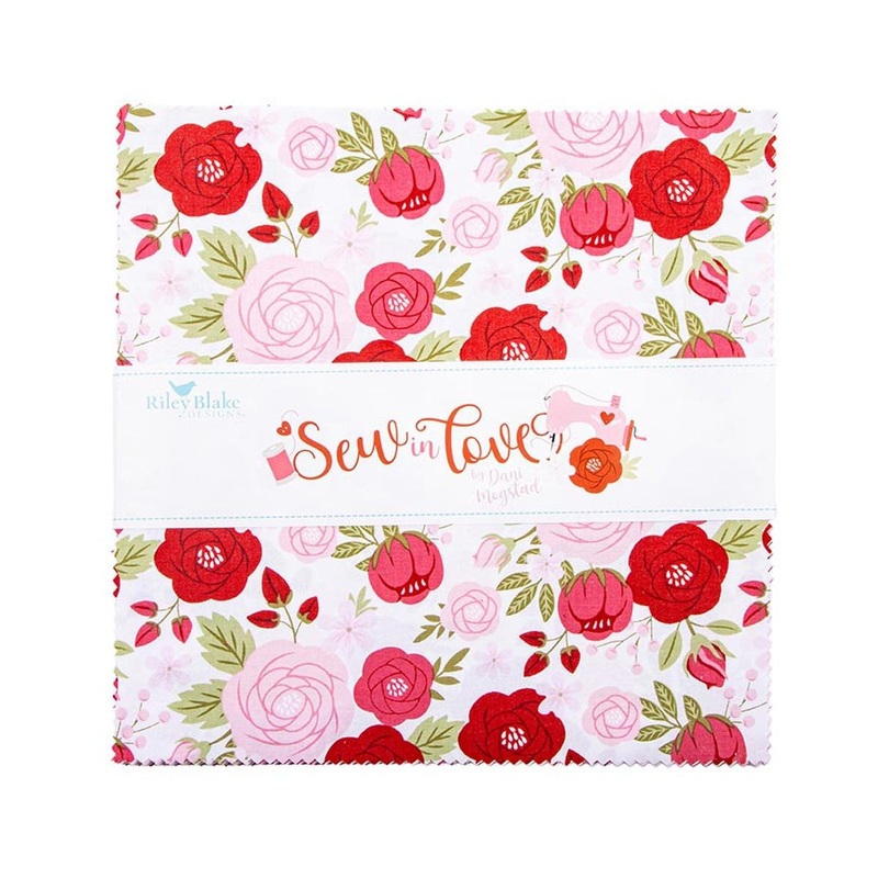Sew In Love Layer Cake 10" Stacker Bundle - Riley Blake Designs - 42-Piece Precut - Quilting Cotton Fabric