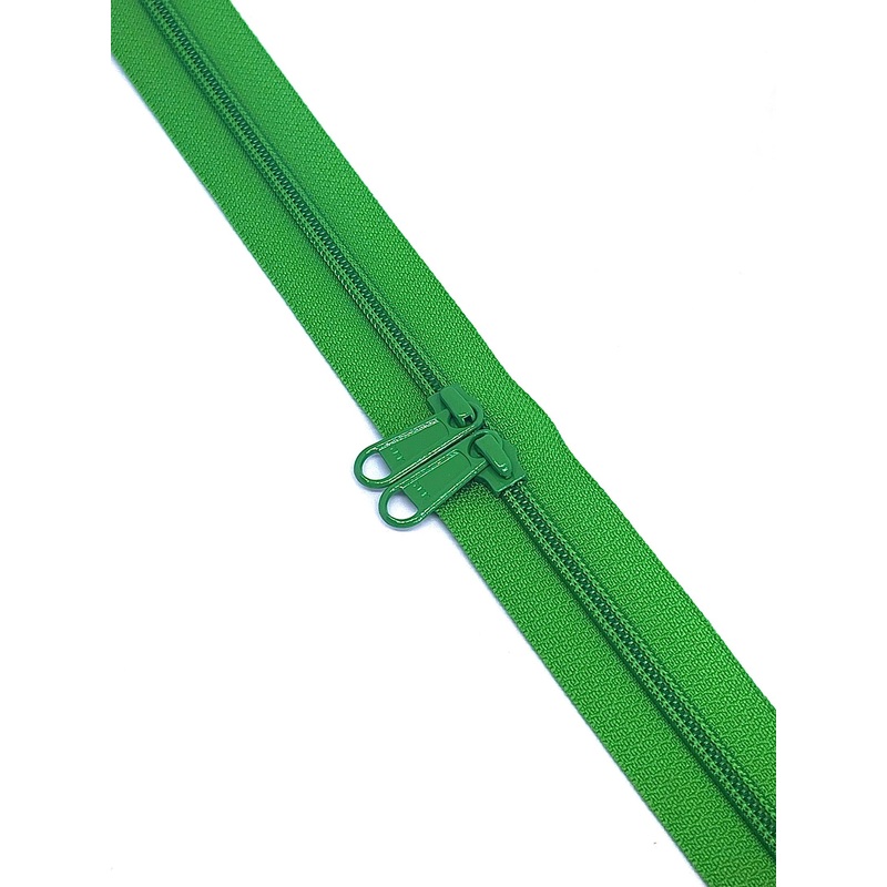 YKK Nylon No.5 Zip Chain - Kelly Green - Colour No 052
