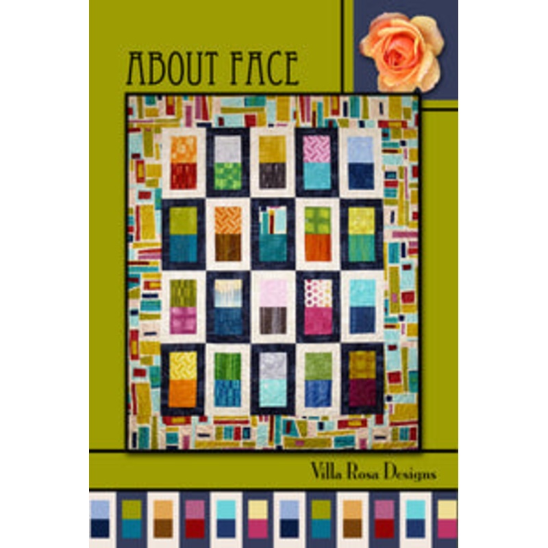 About Face Quilt Pattern by Villa Rosa Designs