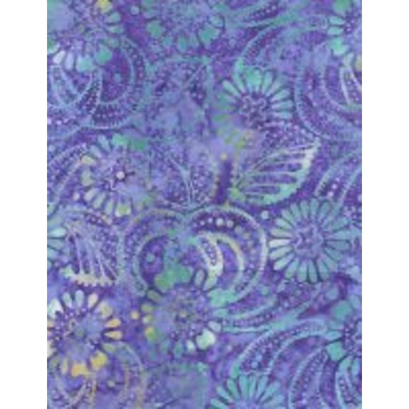 Cacti Flower Punch Batik from Timeless Treasures Sold by the Half Yard