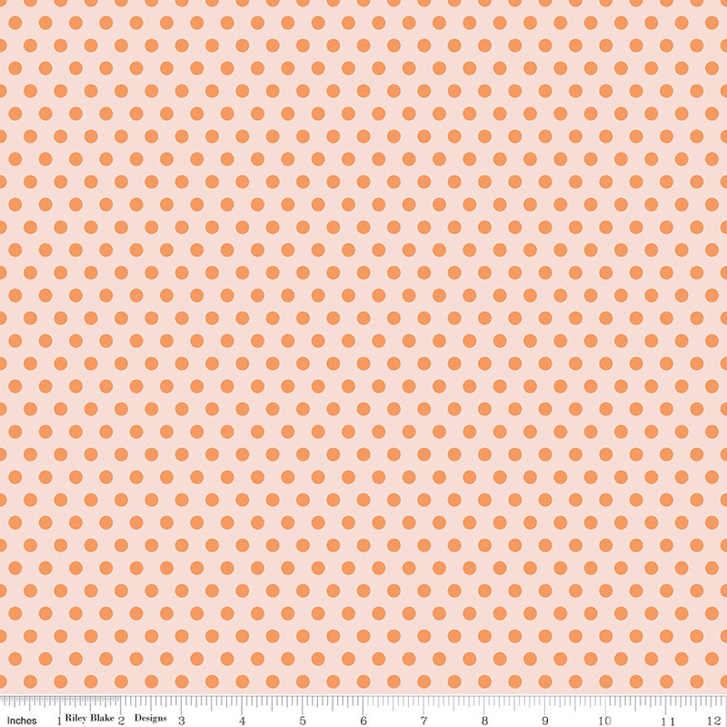 Sunsetridge Quilt Fabric - Dots in Ballerina Pink - C15735-BALLERINA