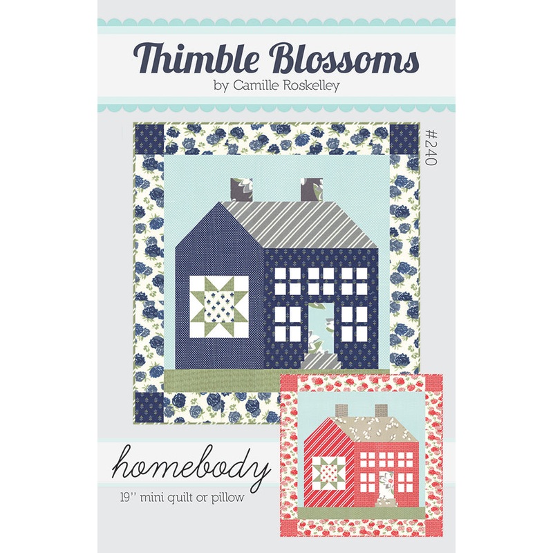 Homebody Mini Quilt Pattern by Thimble Blossoms for Moda Fabrics.