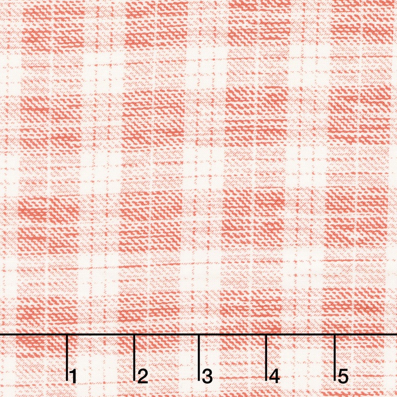 Pieces of America - Patchwork Plaid Ruby Yardage