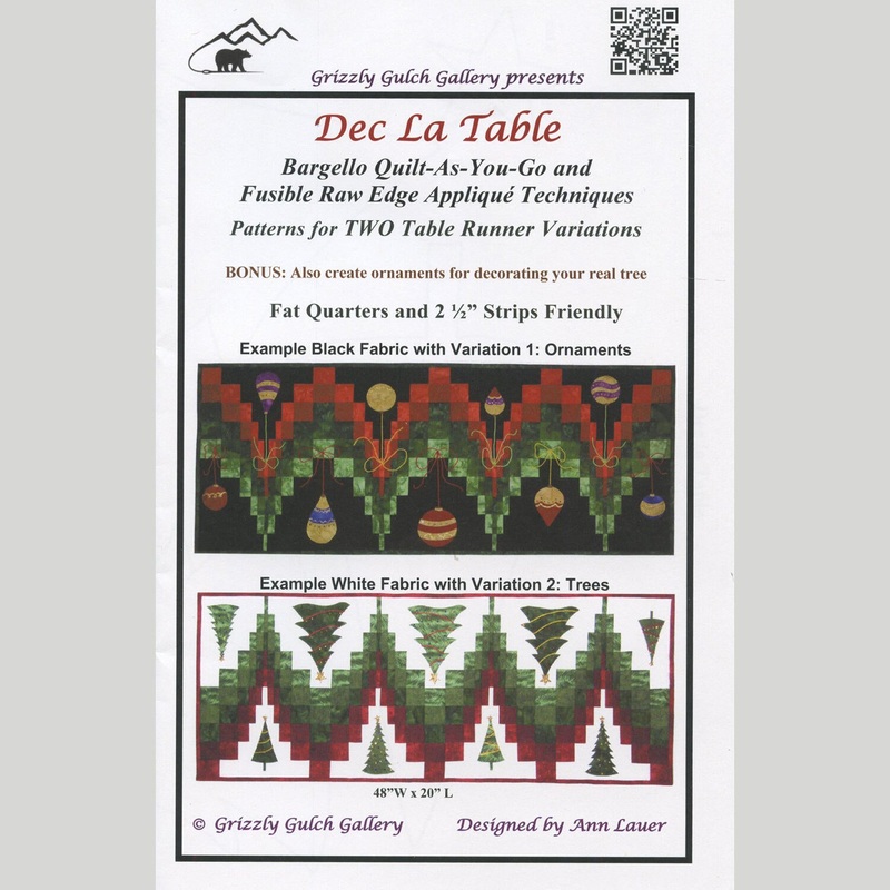 Dec La Table Tablerunner Pattern