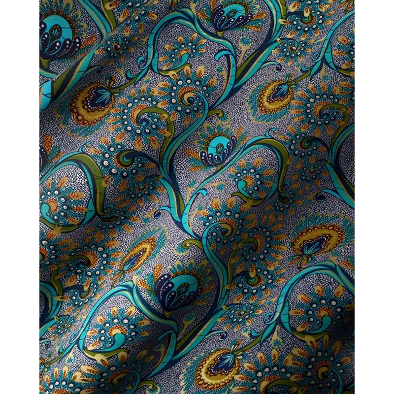 Satin Royal | VLW7064.001 | Gold Embellished