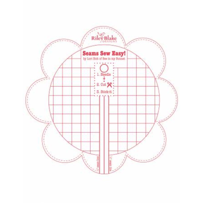 Seams Sew Easy by Bee in My Bonnet Seam Guide - Red # STSEAMGU-RED