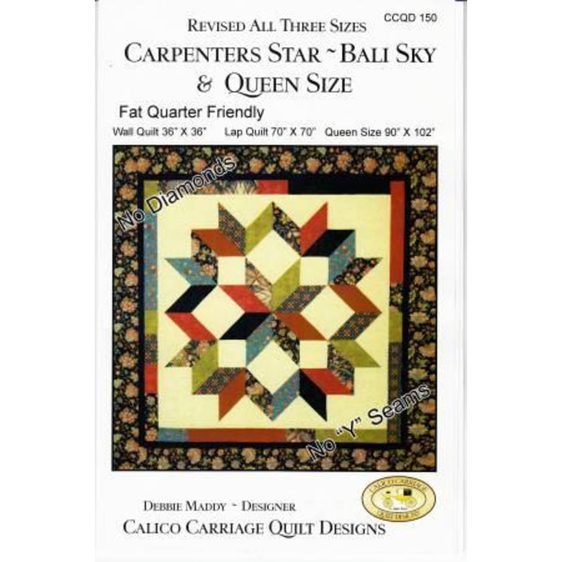 Carpenter's Star Pattern-Bali Sky Revised