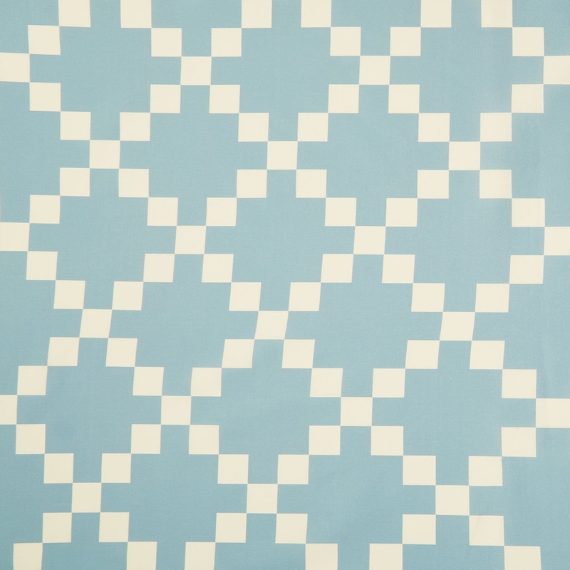 Perfect Points - Nine Patch Cheater Print Blue Yardage