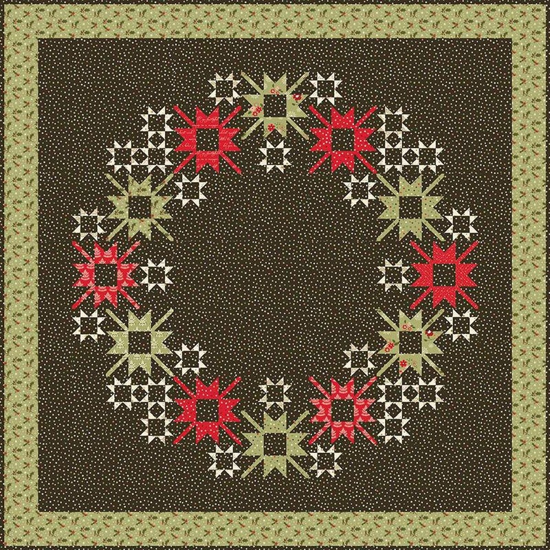 SALE Sparkle & Shine Quilt PATTERN P157 - Sandy Gervais - Riley Blake Designs - INSTRUCTIONS Only - Wreath Star Blocks