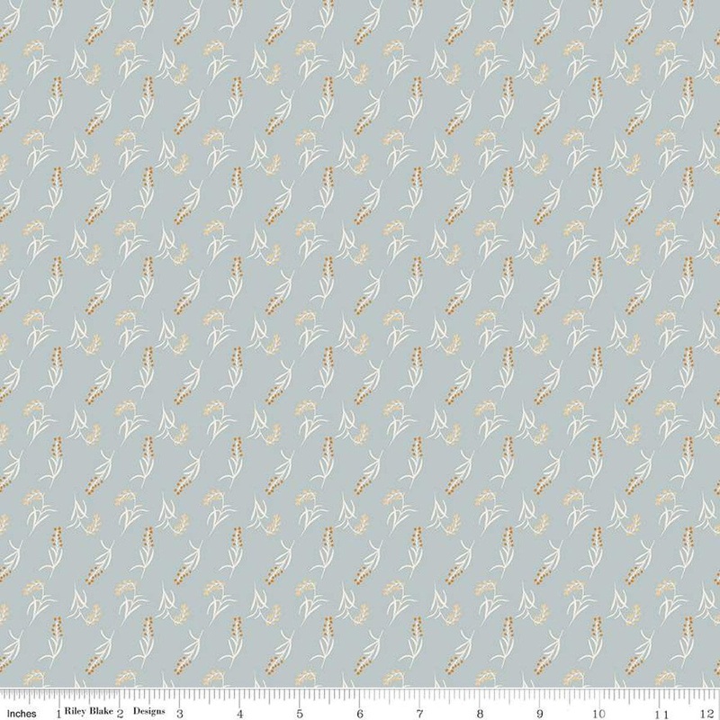 SALE The Old Garden Valley C14235 Dusk - Riley Blake Designs - Floral Flowers - Quilting Cotton Fabric