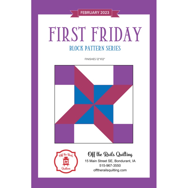 First Friday - 2023 February Block Pattern
