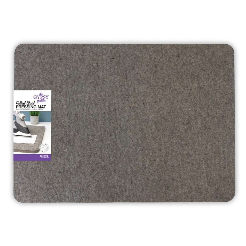 Gypsy Quilter Wool Pressing Mat 14" Wide x 18" Long x 1/2in Thick