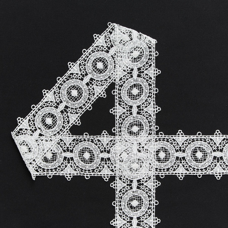 T25M12172 | Medal Cotton Galloon Lucent White
