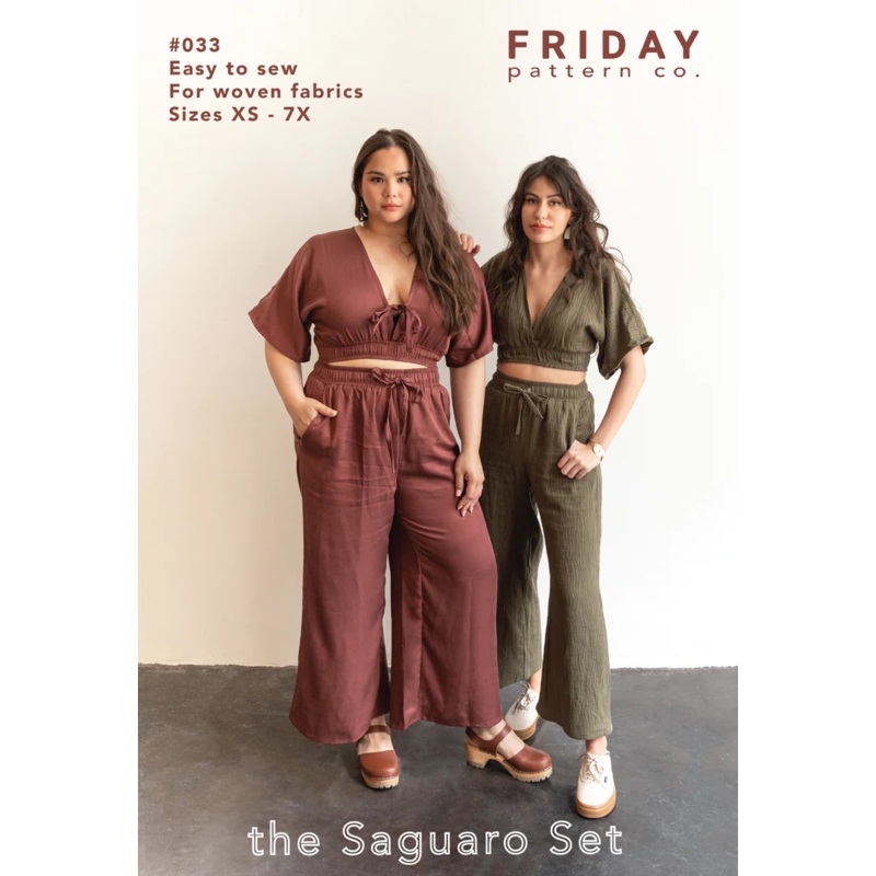 Friday Pattern Co - The Saguaro Set - Size XS-7X
