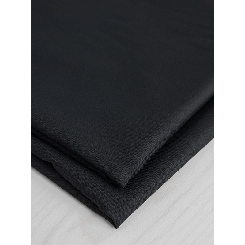 Recycled Lightweight Woven Fusible Interfacing - Black