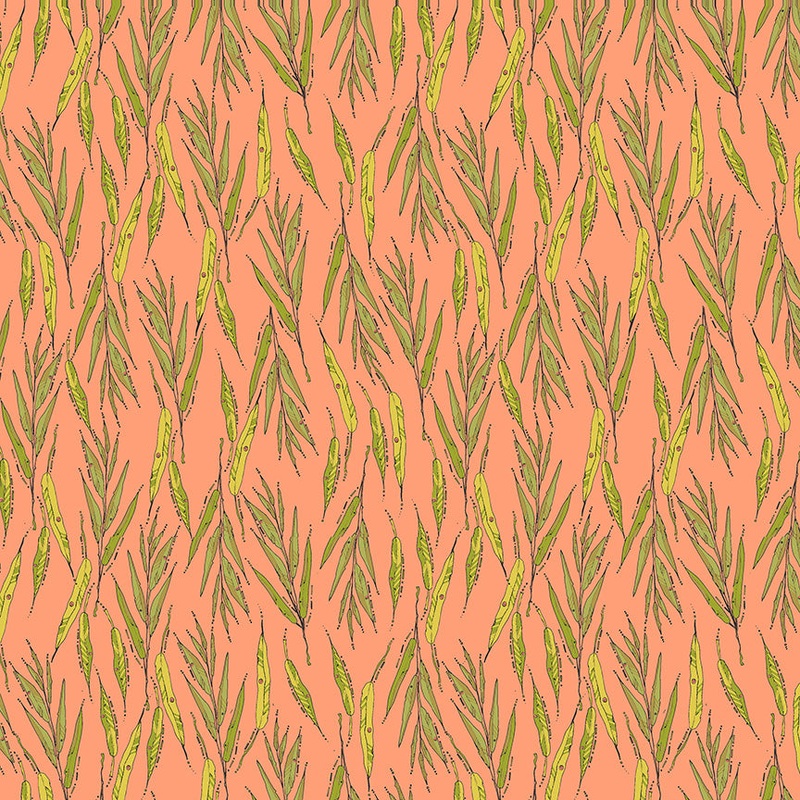 Sway by Kori - Willow Leaves - Salmon
