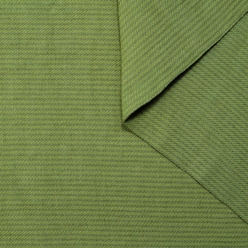 T22V03358 | Splittable Striped Linen Tricotine Cedar Green
