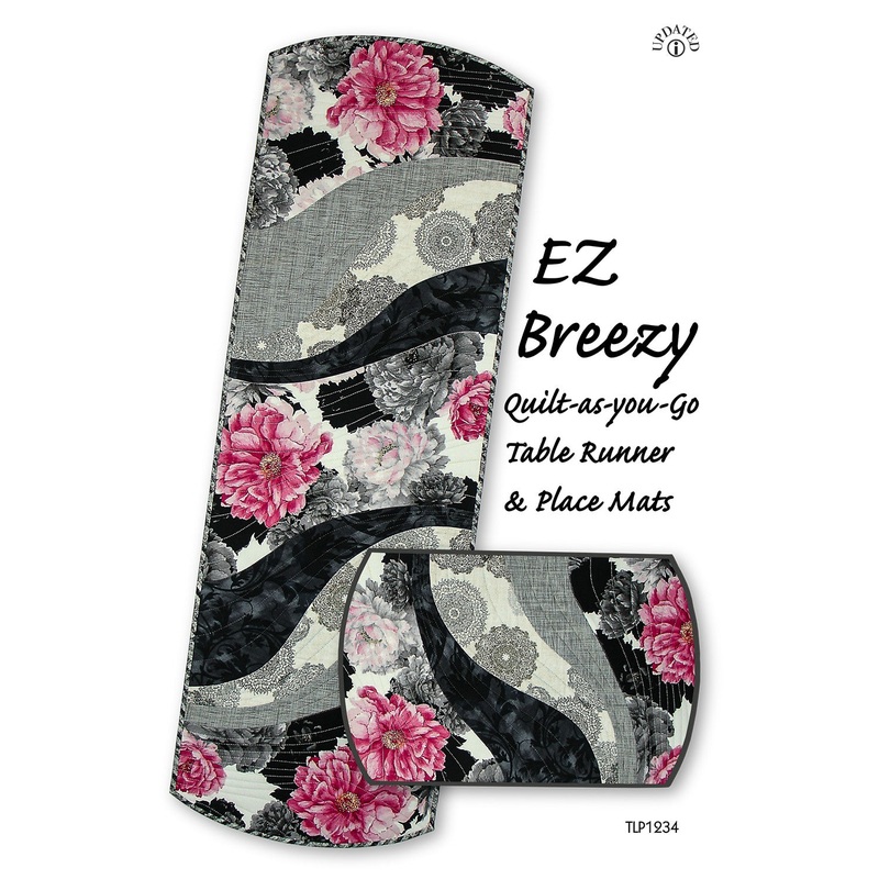 EZ Breezy Quilt-as-you-Go Table Runner Pattern TLP1234 Sku: 60373